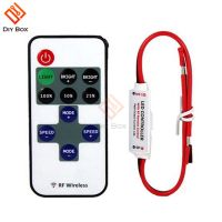 ♝ 1Set 12V RF Mini Wireless Controller Switch LED Dimmer with Remote Switch Mini In-line LED Light Controller/Dimmer High Quality