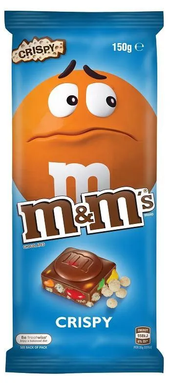 M&M's Crispy Milk Chocolate Bar (150g)