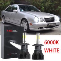 New ชุดหลอดไฟหน้าฮาโลเจน LED 6000K 1995-2002 1996 1997 แบบเปลี่ยน สําหรับ Mercedes W210 E Class