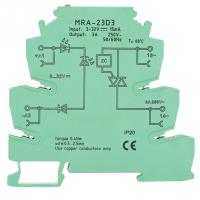 【♘COD Free Cas♘】 XUEHI Mra-23d3บางเฉียบ Plc รีเลย์เครื่องขยายเสียงบอร์ด Ac โซลิดสเตทรีเลย์โมดูลอินพุต3-32V เอาต์พุต Dc 250V Ac3a คุณภาพสูง