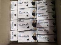 หน้ากากอนามัยทางการแพทย์ 3ชั้น  ยี่ห้อ Klean Mask (Black) BY Nelson Lab. BFE &amp;gt; 99%