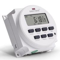 SINOTIMER TM618SH-1 1 Second Weekly Programmable Digital Timer Automatically Turn on Off Microcomputer Time Relay 110V