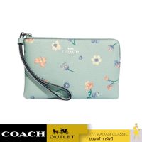 กระเป๋าสตางค์ CORNER ZIP WRISTLET WITH MYSTICAL FLORAL PRINT (SVTYE)