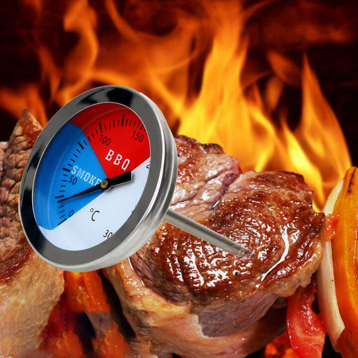 Barbecue Thermometer Temperature Gauge 300 Degrees BBQ Smoker Grill