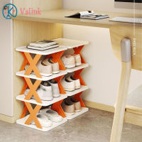 Valink Rak Sepatu Plastik วางซ้อนกันได้ DIY รวมกันฟรีที่จัดวางรองเท้าฉัตรสำหรับห้องโถงทางเข้า