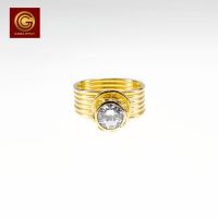 GGOLD แหวนทองคำแท้ 1 สลึง ลาย00298 [G-00619]