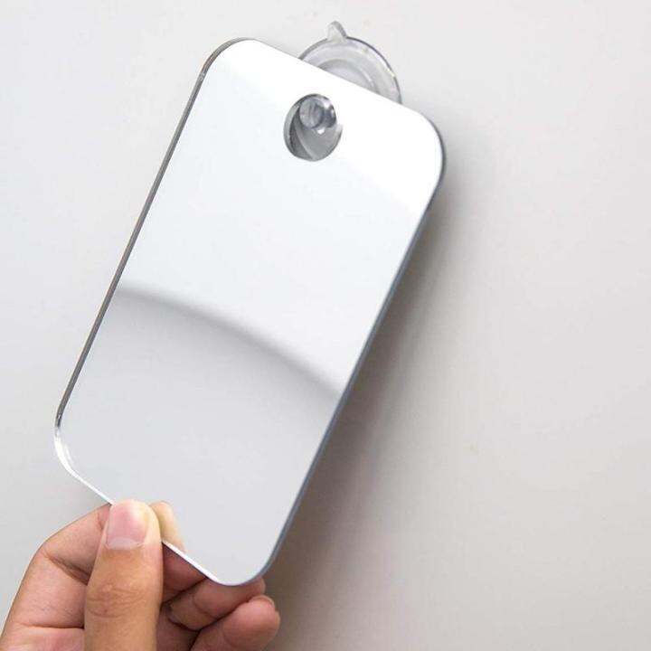 Unbreakable Portable Traveling Mirror Anti Fog Shower Mirror Bathroom