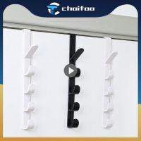 【YF】 Behind The Door Long Row Of Hooks Simple Dormitory Storage Hanging Rack Saving Space Wardrobe Coat Hook Creative 5