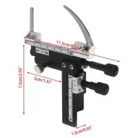 กล้องจุลทรรศน์ Attachable Mechanical Stage X-Y เวอร์เนียคาลิปเปอร์แบบเคลื่อนย้ายได้พร้อมสเกล