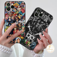 เคส Tpu นิ่มขอบตรงใช้ได้กับ iPhone 7 8 6 6S Plus XR X XS Max 11 14 13 12 Pro Max SE 2020เคสโทรศัพท์เลนส์กล้องถ่ายรูปลาย0ne