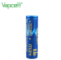 ถ่านชาร์จ Vapcell ICR18650 3400mAh (M34) สีน้ำเงิน 1 ก้อน