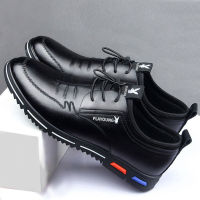 Sona shoe Store Mens Shoes 2023 Mens Business Trend Casual Leather Shoes Mens Korean Style Trendy Shoes