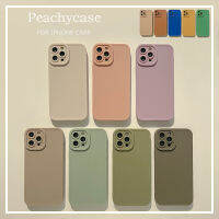 Morandi M Acaroon สีทึบเต็มครอบคลุมเลนส์ป้องกันโทรศัพท์กรณีเข้ากันได้สำหรับ iPhone 13มินิ12 Pro Max 11 Xr Xs Max X 7 8พลัส12มินิกันกระแทก Soft TPU ปกหลังปลอก