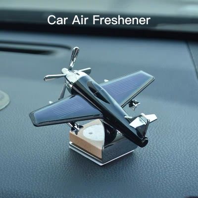 【DT】  hotCar Air Freshener Solar Aircraft Decoration Mini Car Perfume Air Freshener Fragrance Car Airplane Ornament