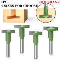 1pc 8mm Shank T Type Jointing Slotting Cutter T-Track Slotting T-Slot Wood Router Bit Milling Cutters For Wood