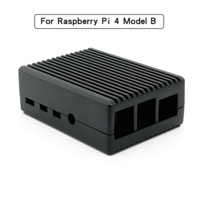 【☊HOT☊】 fuchijin77 Raspberry Pi 4 Model B เคสอะลูมิเนียมอัลลอย Cnc พัดลมคู่กรอบหุ้มโลหะ5สีพร้อมอ่างความร้อนสำหรับ Raspberry Pi 4b/3b/3b