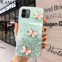 เคส สำหรับ Redmi A2 A1 ซิลิโคนนิ่มรูปดาวพระจันทร์ประกายรูปผีเสื้อใสป้องกันการตกสำหรับ Xiaomi Redmi A1 ฝาหลัง