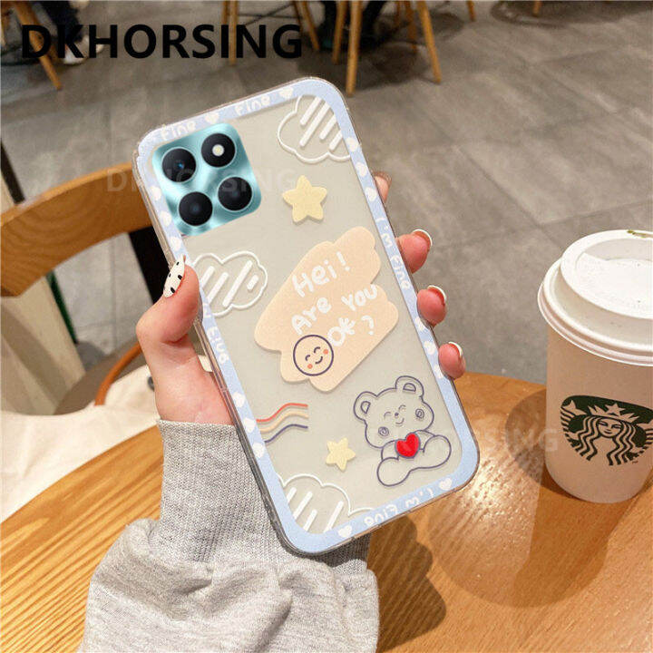 dkhorsing-x6a-เคสสำหรับ-honor-honor-90-5g-honor-90-lite-honor-70-lite-honor-x5-plus-2023เคสมือถือซิลิโคนนิ่มรูปการ์ตูนหมีน่ารักเคสด้านหลังเป็น-x6a-กันกระแทกเพื่อเป็นเกียรติ-x5plus