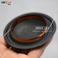 HIFIDIY สด2นิ้ว49.5มิลลิเมตรอัลโตวอยซ์คอยล์นุ่มสีดำผ้าไหมเมมเบรนความถี่ปานกลางลำโพงอุปกรณ์ซ่อมชิ้นส่วน80วัตต์8OHM