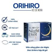 Viên uống giảm cân Night Diet Orihiro hộp 60 gói