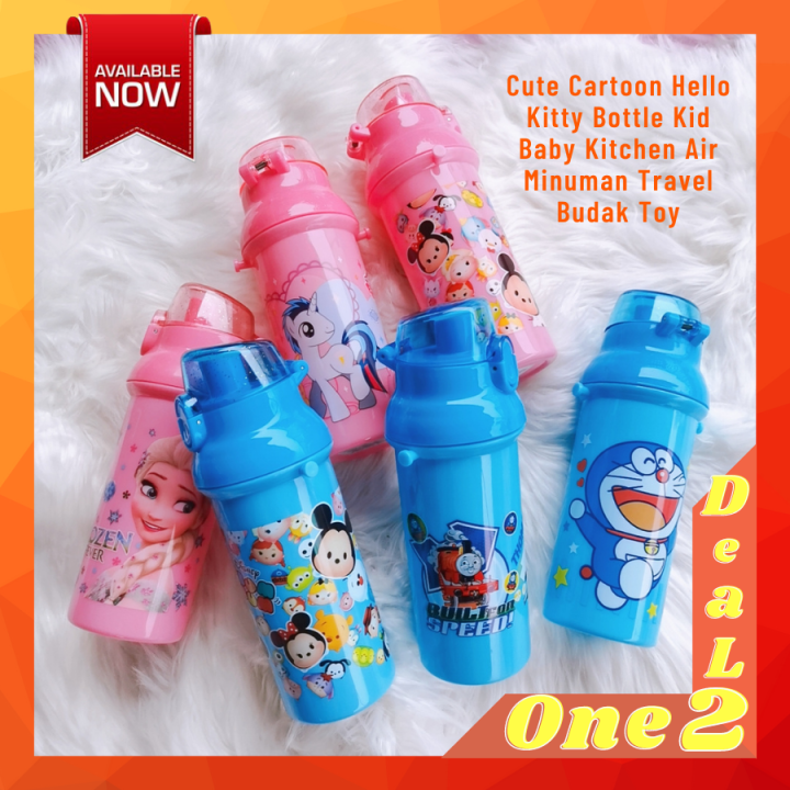 ⚡ ONE2DEAL ⚡ 🇲🇾 Cartoon Doraemon Kettle Bottle Children Cartoon Straw ...