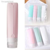 ▤  Travel accessories Portable Refillable Hand Washing Silicone  Bottle Sub bottling Tube Empty Bottles Squeeze Container
