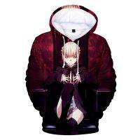 {Echoes Department Store}เสื้อฮู้ดพิมพ์ลาย3D Fate Stay Night เสื้อกีฬาแขนยาวแฟชั่นลำลองสำหรับผู้ชายผู้หญิงเสื้อกีฬาแขนยาวเสื้อสวมหัวสไตล์ฮิปฮอปมีฮู้ดเสื้อโค้ท