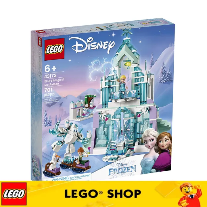 YF Shop 【100% Original】 LEGO Disney Princess Elsa Magic Ice Palace 43172  toy castle puzzle