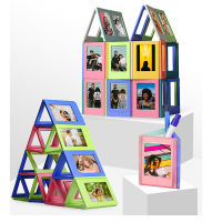 Magnetic Photo Frame Fujifilm Instax Mini Film Photo Frame Colorful DIY Magnetic Fridge Picture Frame Home Decoration Frame