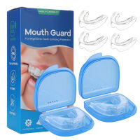 เทอร์โมพลาสติกที่มองไม่เห็นวงเล็บ Multifunctional รั้งฟันหยุดนอนกรนในเวลากลางคืน Anti-Bruxism Mouth Guard ฟันป้องกันรั้ง