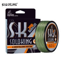 [A SELL Hot Sale] SOLOKING100M PE สายการประมงสายการประมงถัก4เส้น10-80LB ปลาคาร์พสายการประมง P ESCA ถักเปียทั้งหมดสำหรับการตกปลา