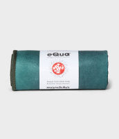 Manduka ผ้าปูทับเสื่อโยคะผืนเล็ก eQua® Hand Yoga Towel - Camo Green Tie Dye (16")