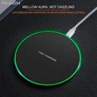 ❁卍✳ Hot Charger 10W Wireless Desktop Mobile Phone Charging Round Smart Charging Base Pad Stylish High-speed Charger