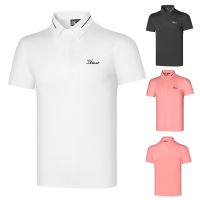 Tit New Style golf Mens Short-Sleeved T-Shirt Summer Quick-Drying Breathable Jersey Outdoor Sports Perspiration POLO