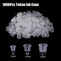 【hot】1000Pcs/Lot Plastic Disposable Tattoo Ink Cup Permanent Makeup Pigment Ink Holder Caps Cups Tattoo Pigment Accessories