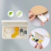 1 ~ 20PCS Organizer คอนเทนเนอร์ยาแท็บเล็ต3 Lattices Travel Pill Case Pill กล่อง Dispensing Splitter ยาเก็บ Mini