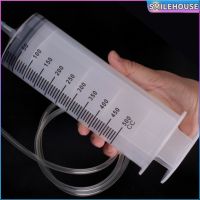 ❂┋ syringe 500 ml Large Capacity Syringe Reusable Pump Measuring With 1m Tube Feeding Ink