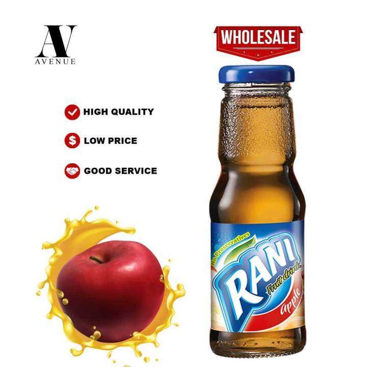 Rani Apple Fruit Drink Juice 200 ml glass bottle Lazada