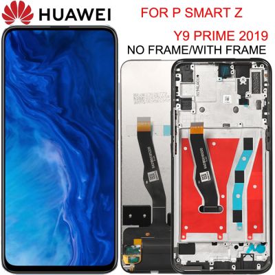 6.59นิ้วสำหรับ Huawei Y9 Prime / P Smart Z จอแสดงผล Lcd ชิ้นส่วนประกอบหน้าจอสัมผัส Lx1 Stk-