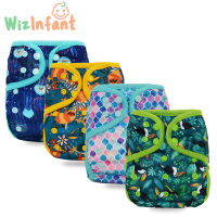 WizInfant NEW OS Baby Cloth Diaper Cover ,Waterproof Breathable S M&amp; L Adjustable,fit 5-15kg Baby