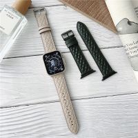 ♀✎۞ Leather Ringer band Suitable for Apple Watch Strap 49mm 45mm 44mm41mm40mm Single Circle Accessories iwatch ultra 8 7 6 5 4 band