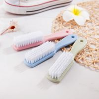 Compact Plastic Soft Brush Shoes Cleaning Brush Laundry Brush