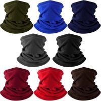 Polar Fleece Neck Scarf Winter Thick Cycling Bandana Women Men Face Neck Warmer Multifunction Cover Hat Tube Scarves Buffs Mask