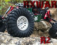 2ชิ้น122มมร่องโคลนสำหรับ Appler ยางสำหรับ1:10ตีนตะขาบ Rc Scx10ตามแนวแกน Ii 90046/47 Traxxas Trx4 Defender Yikong G500 Trx6 G63