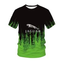 เสื้อยืด Product 2023 Jaguar New Racing การพิมพ์ 3d Street Wear ผู้ชายกีฬาแฟชั่น Street Leisure เสื้อยืดคอกลมขนาดใหญ่ เสื้อยืดคอกลม Xs-5xl