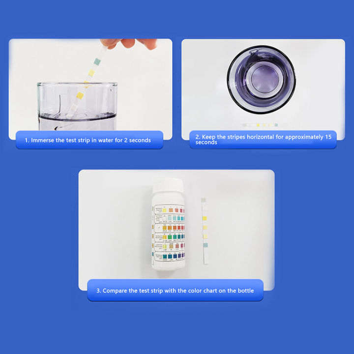 fuchun-แถบทดสอบแบบจุ่มคลอรีน50ชิ้น-แถบทดสอบแบบสระว่ายน้ำสปาอ่างน้ำร้อนกระดาษทดสอบ-ph-อุปกรณ์กระดาษทดสอบสวนอเนกประสงค์