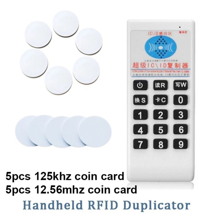 Rfid Reader Writer Card Reader, Usb Id Card Writer & Copier 125khz Usb Rfid  Card Duplicator With 5pcs Key Tag