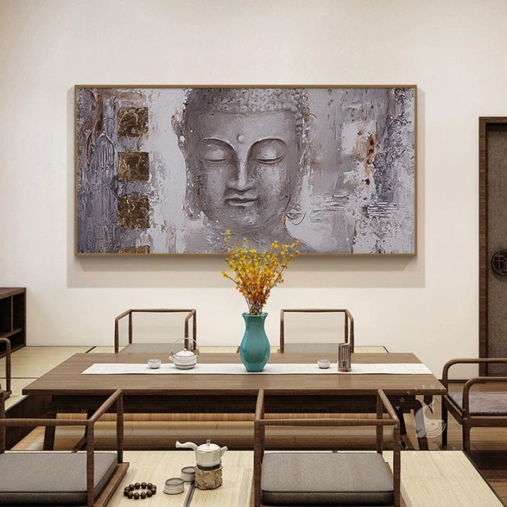 zen-buddha-รูปปั้นภาพวาดผ้าใบโปสเตอร์และภาพพิมพ์ผนังศิลปะอุปกรณ์ตกแต่งบ้านที่ทันสมัยสำนักงานห้องนอนห้องนั่งเล่น-decor