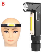 90 Degree LED Flashlight USB Rechargeable Torch Light for Outdoor Camping Free Angle Adjustable Work Night Light Flashlight