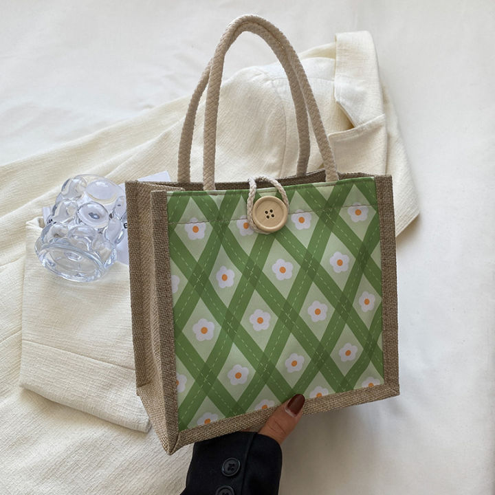 small-fresh-work-portable-linen-lunch-bag-female-ins-go-out-storage-hand-sack-student-gift-bag